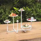 Design Sweets Stand in Painted Steel Made in Italy - Pennellope Viadurini