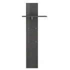 Hallway Coat Rack in White or Anthracite Glossy Wood - Emanuelito Viadurini