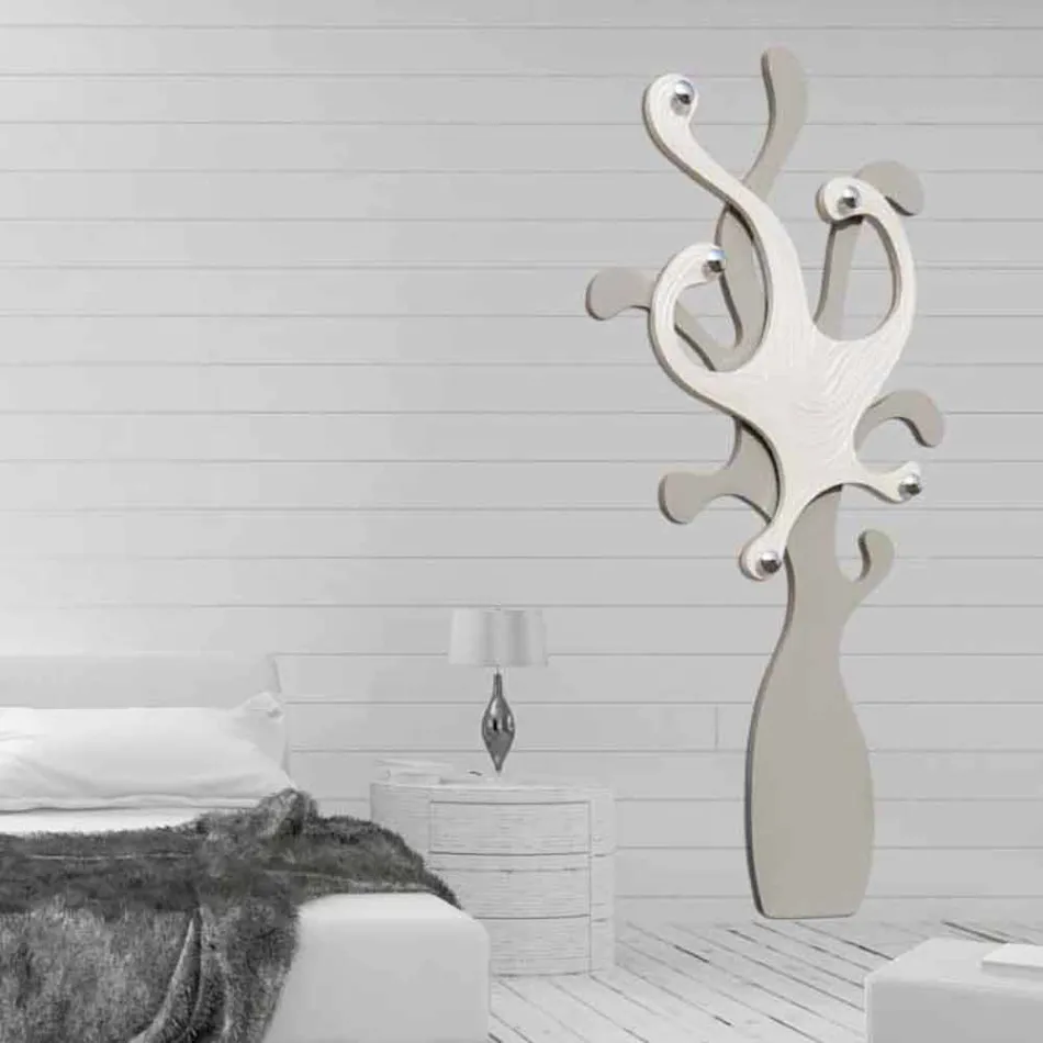 designer coat rack with mother of pearl effect Corey Viadurini