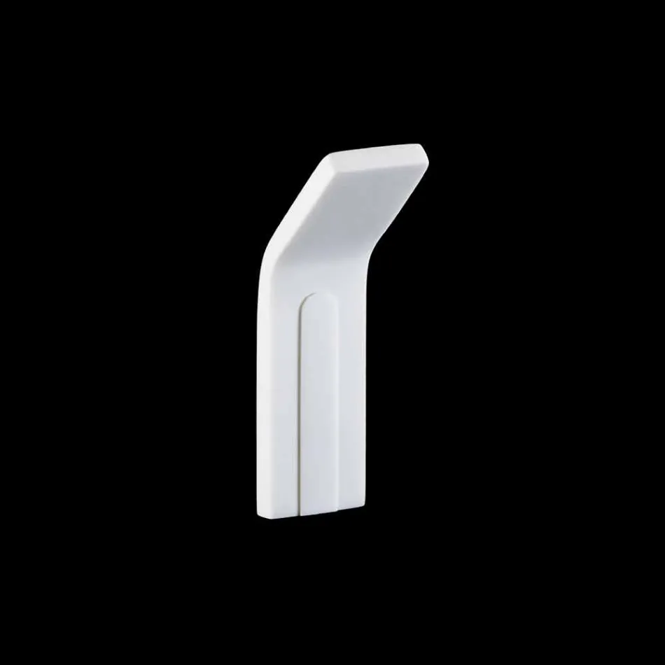 Corian Wall Coat Rack with White or Black Insert, 3 Pieces - Appiccio Viadurini