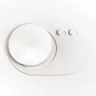 Modern Wall Coat Rack in Steel with Mirror Made in Italy - Pilippo Viadurini