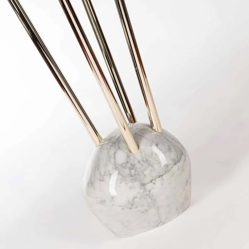 Coat hanger with Zak design marble base Viadurini