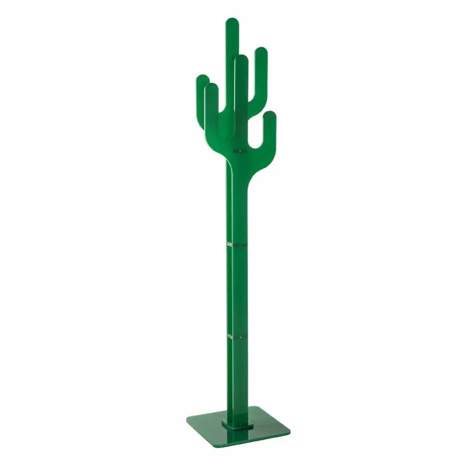 Contemporary green design coat rack Cactus, made in Italy Viadurini