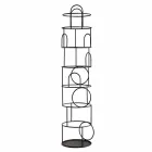 Design Coat Stand in Colored Steel Made in Italy - Vituzzo Viadurini