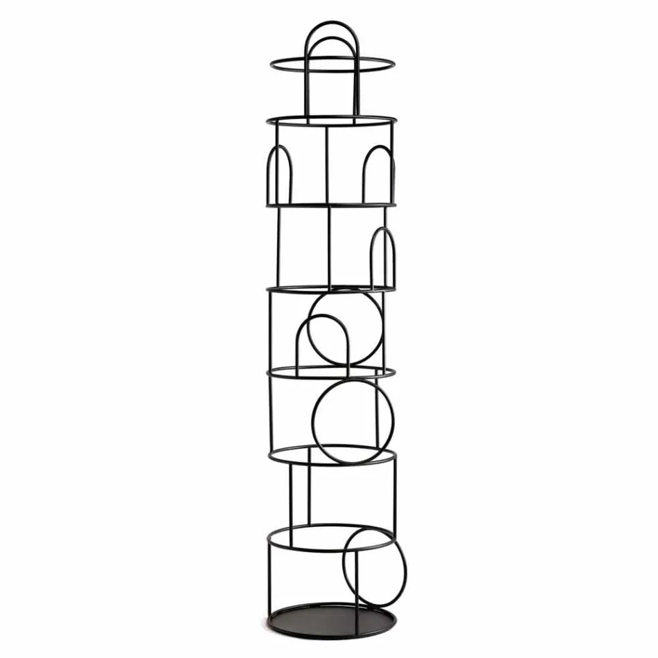 Design Coat Stand in Colored Steel Made in Italy - Vituzzo Viadurini