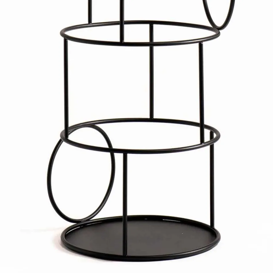 Design Coat Stand in Colored Steel Made in Italy - Vituzzo Viadurini
