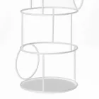 Design Coat Stand in Colored Steel Made in Italy - Vituzzo Viadurini