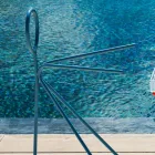 3 Pieces Steel Coat Stand Made in Italy - Steward by Myyour Viadurini