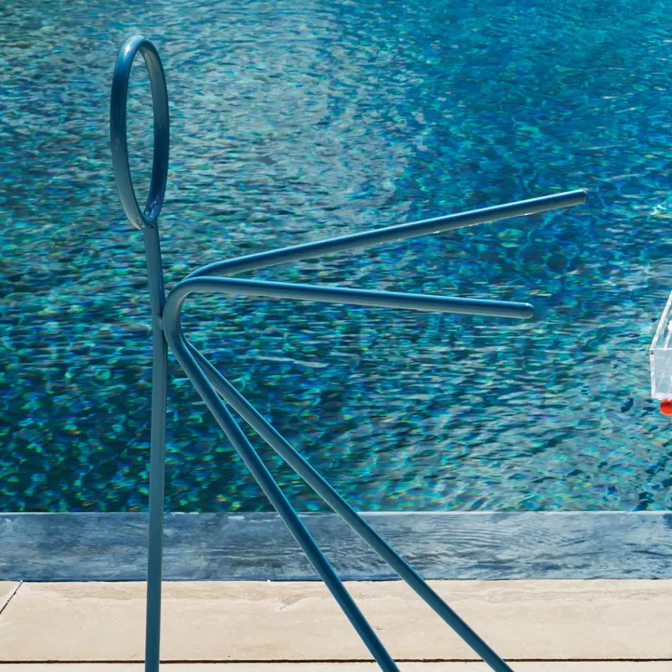 3 Pieces Steel Coat Stand Made in Italy - Steward by Myyour Viadurini