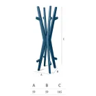 Colored Polyethylene Coat Stand Made in Italy - Betty Viadurini