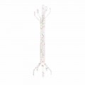 Modern multicolor coat stand, produced in Italy, Andrea 