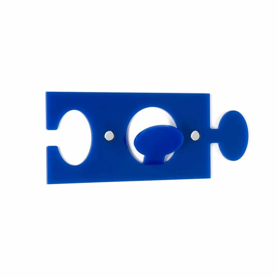 Wall Hangers in Colored Plexiglass Single Design 4 Pieces - Fratack Viadurini