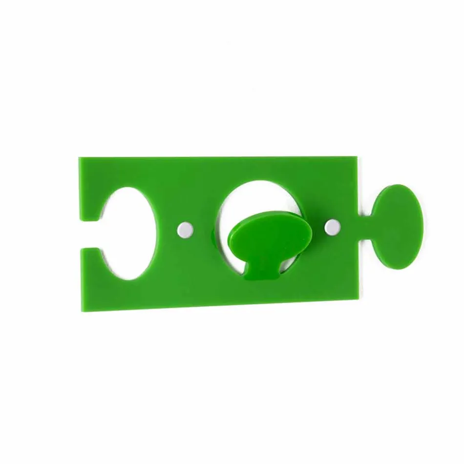 Wall Hangers in Colored Plexiglass Single Design 4 Pieces - Fratack Viadurini