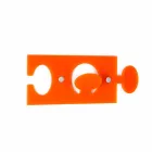 Wall Hangers in Colored Plexiglass Single Design 4 Pieces - Fratack Viadurini