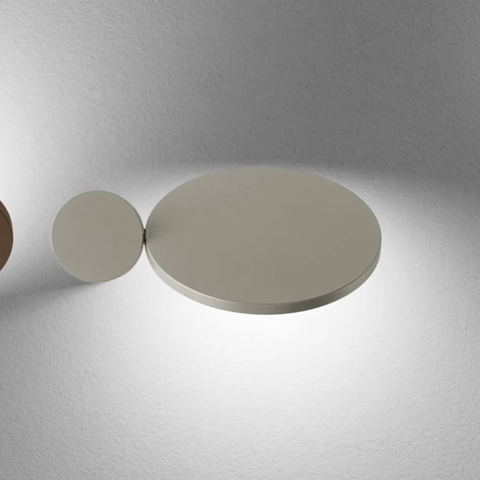 345° Rotating Metal Wall Light Made in Italy - Lumi Viadurini