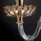 Classic 2-way light crystal glass and Belle glass applique Viadurini