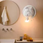 Wall Sconce with 3 Lights in Grey or White Ceramic Modern Design - Dogbull Viadurini