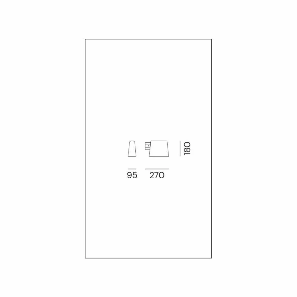 Outdoor Wall Lamp in Antique Brown Metal - Saint Tropez by Il Fanale Viadurini