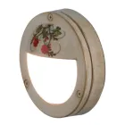 Hand Painted Aluminium Round Wall Light - Brindisi Viadurini