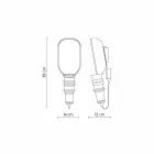 Wall Applique in Matt White Ceramic Design with Decorative Flowers - Fluxo Viadurini