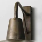 Wall sconce in industrial style antique iron Sally Il Fanale Viadurini