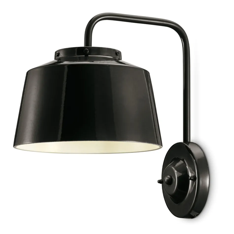 Wall Sconce Metal and Handcrafted Ceramic with Double Opening - 50S Viadurini