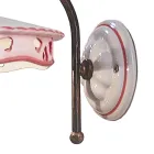 Vintage Iron Ceramic Wall Light Handmade Perforated - Alessandria Viadurini