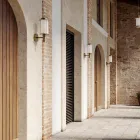 Outdoor Wall Lamp in Brass and White Glass - Loggia by Il Fanale Viadurini