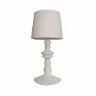 Wall Lamp in Paintable Ceramic with Modern Design Lampshade - Cadabra Viadurini