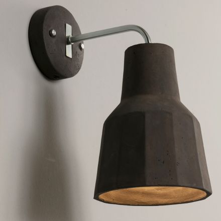 Handcrafted Applique in Tuscan Majolica and Brass Made in Italy - Toscot Rossi Viadurini