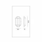 Handcrafted Wall Lamp in Glass and Brass 1 or 2 Lights - Bound by Il Fanale Viadurini