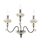 Classic Wall Lamp 3 Lights in Porcelain and Luxury Blown Glass - Eteria Viadurini