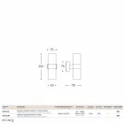 Contemporary outdoor double emission brass Abarth 204 Viadurini