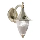 Outdoor Wall Lamp in Hand Painted Aluminium and Edere Decoration - Arezzo Viadurini