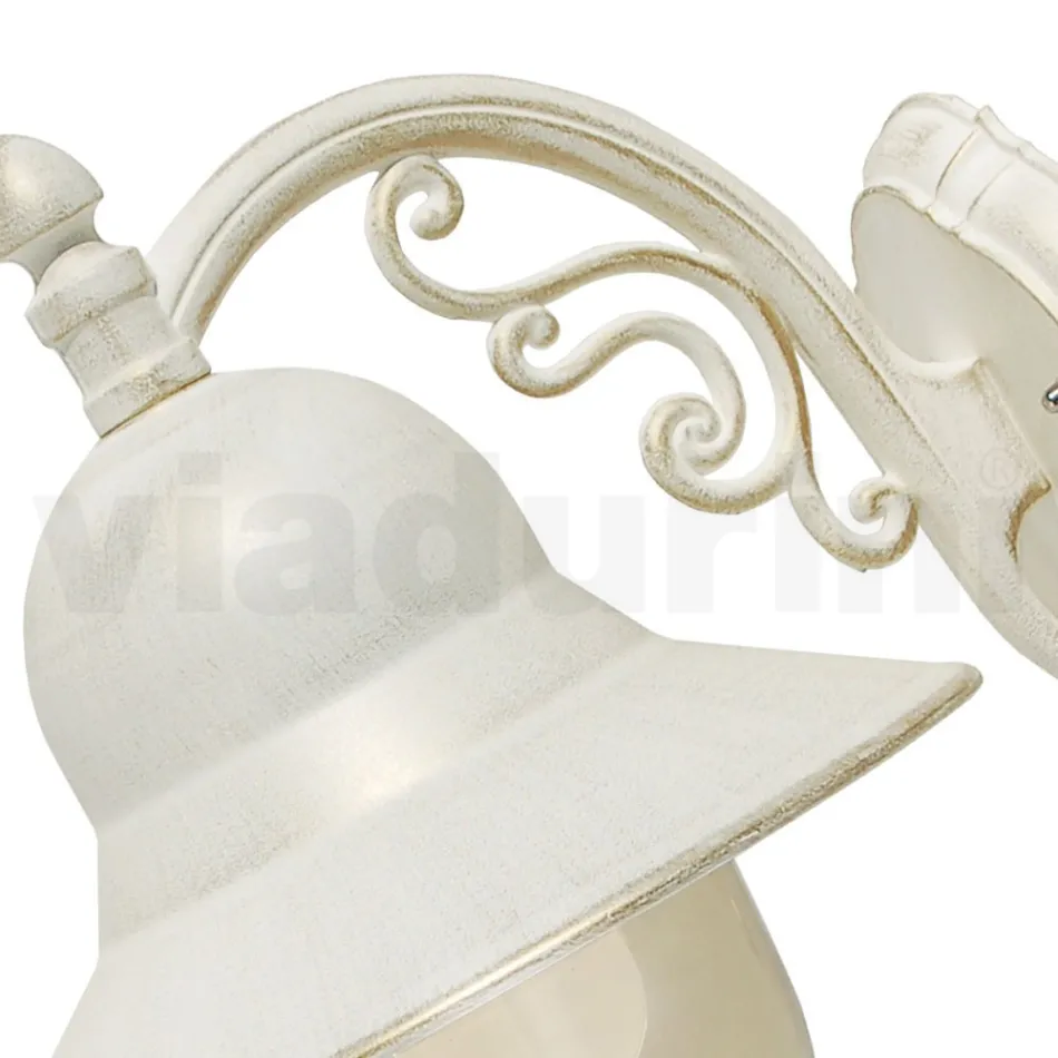 Outdoor Wall Lamp in Aluminium and Polycarbonate Made in Italy - Cassandra Viadurini