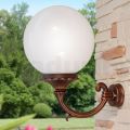 Outdoor Wall Lamp in Die-Cast Aluminium and Acrylic Sphere - Trovanero