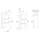 Outdoor Wall Light in Brass, E27 and Geometric Style Made in Italy - Crystal Viadurini