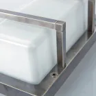 Brass Outdoor Wall Light, E27, and Geometric Style Made in Italy - Crystal Viadurini