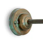 Outdoor Wall Light in Brass, Opal Glass, and IP44 Made in Italy - Drago Viadurini