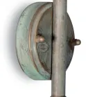 Elfico Outdoor Wall Light in Brass, Clear Glass, and IP44 Rating Viadurini