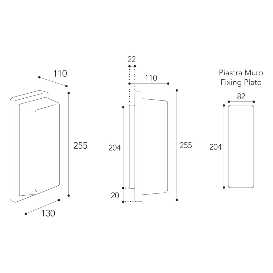 Vintage Brass Outdoor Wall Light with E27 Socket and IP44 - Crystal Viadurini