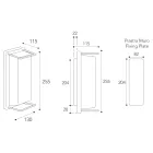 Vintage Brass Outdoor Wall Light, E27 and Elegant Light - Crystal Viadurini