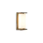 Vintage Brass Outdoor Wall Light, E27 and Elegant Light - Crystal Viadurini