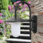 Vintage Outdoor Wall Lamp in Anthracite Aluminium Made in Italy - Belen Viadurini