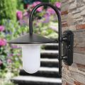 Vintage Outdoor Wall Lamp in Anthracite Aluminium Made in Italy - Belen