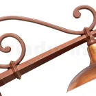 Vintage Outdoor Wall Lamp in Aluminium and Brass Made in Italy - Adela Viadurini