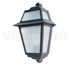 Outdoor Wall Light in Anthracite Aluminium and Glass Made in Italy - Elric Viadurini