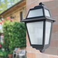 Outdoor Wall Light in Anthracite Aluminium and Glass Made in Italy - Elric