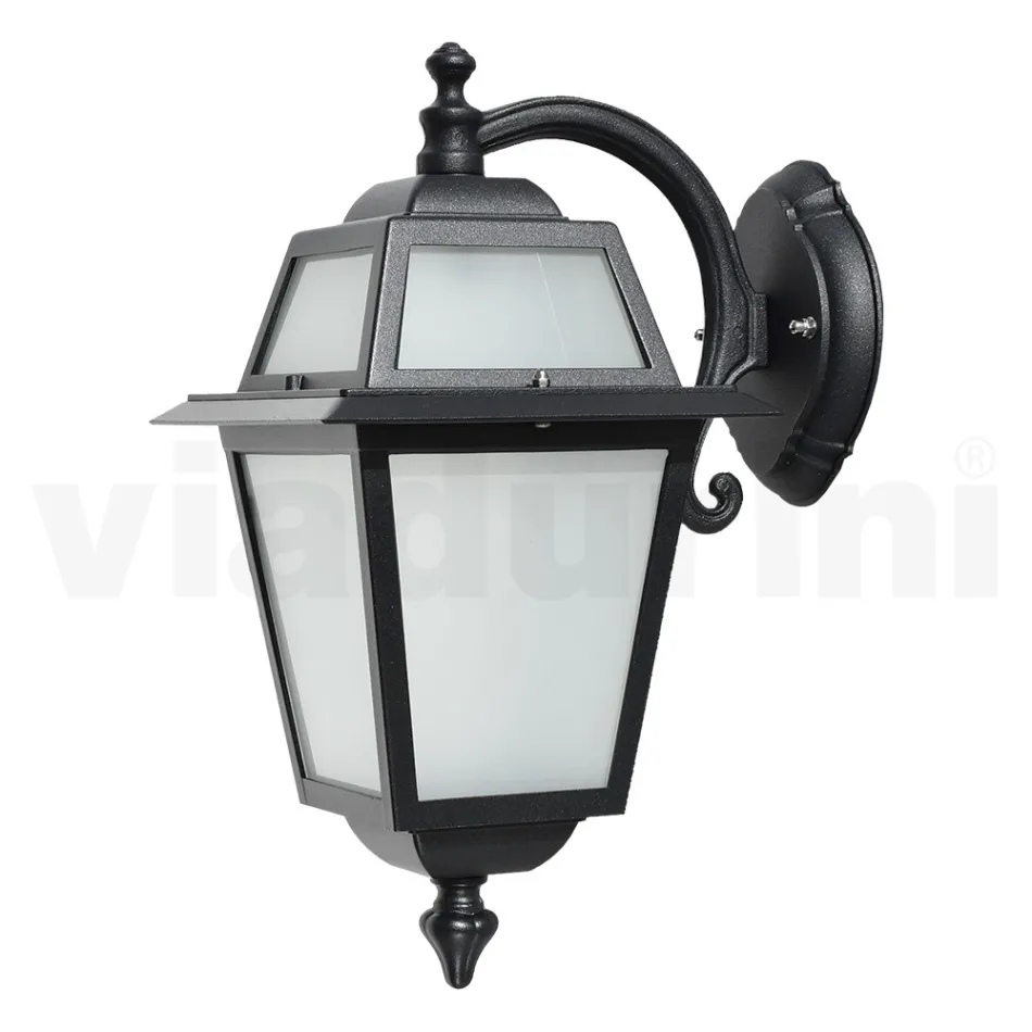 Outdoor Wall Light in Die-Cast Aluminium and Glass Made in Italy - Elric Viadurini