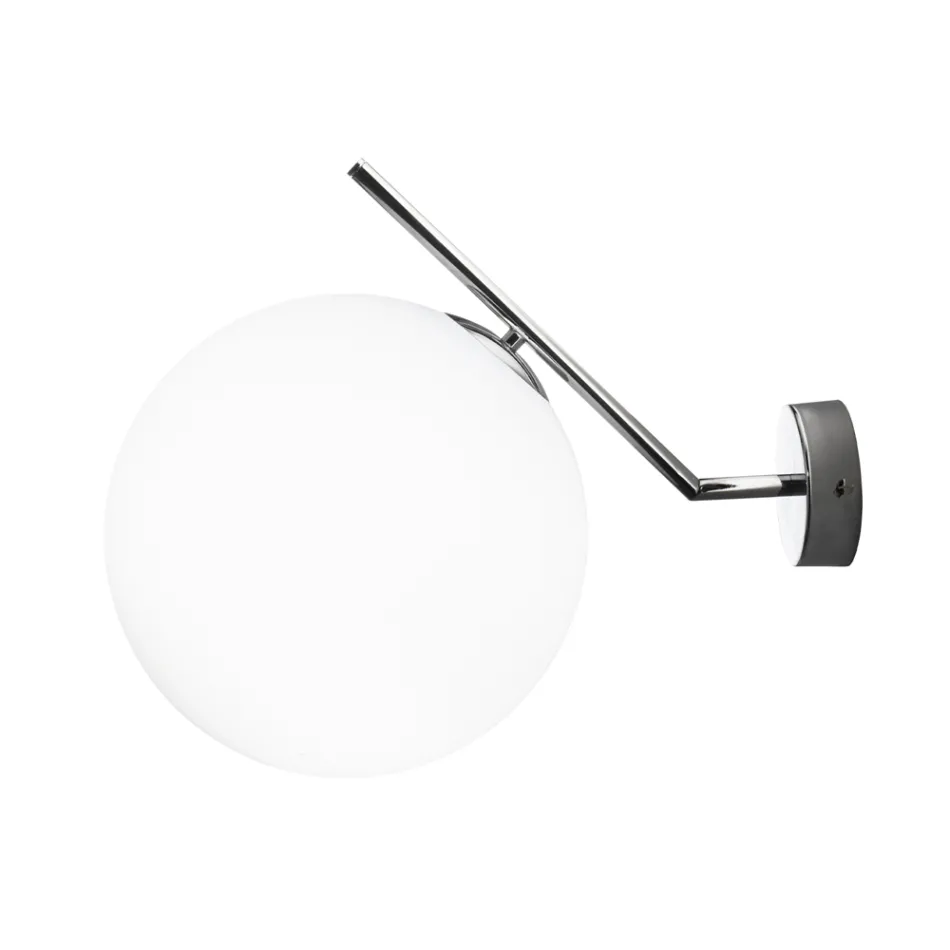 Hand-blown Venetian Glass Wall Light - Snow Viadurini